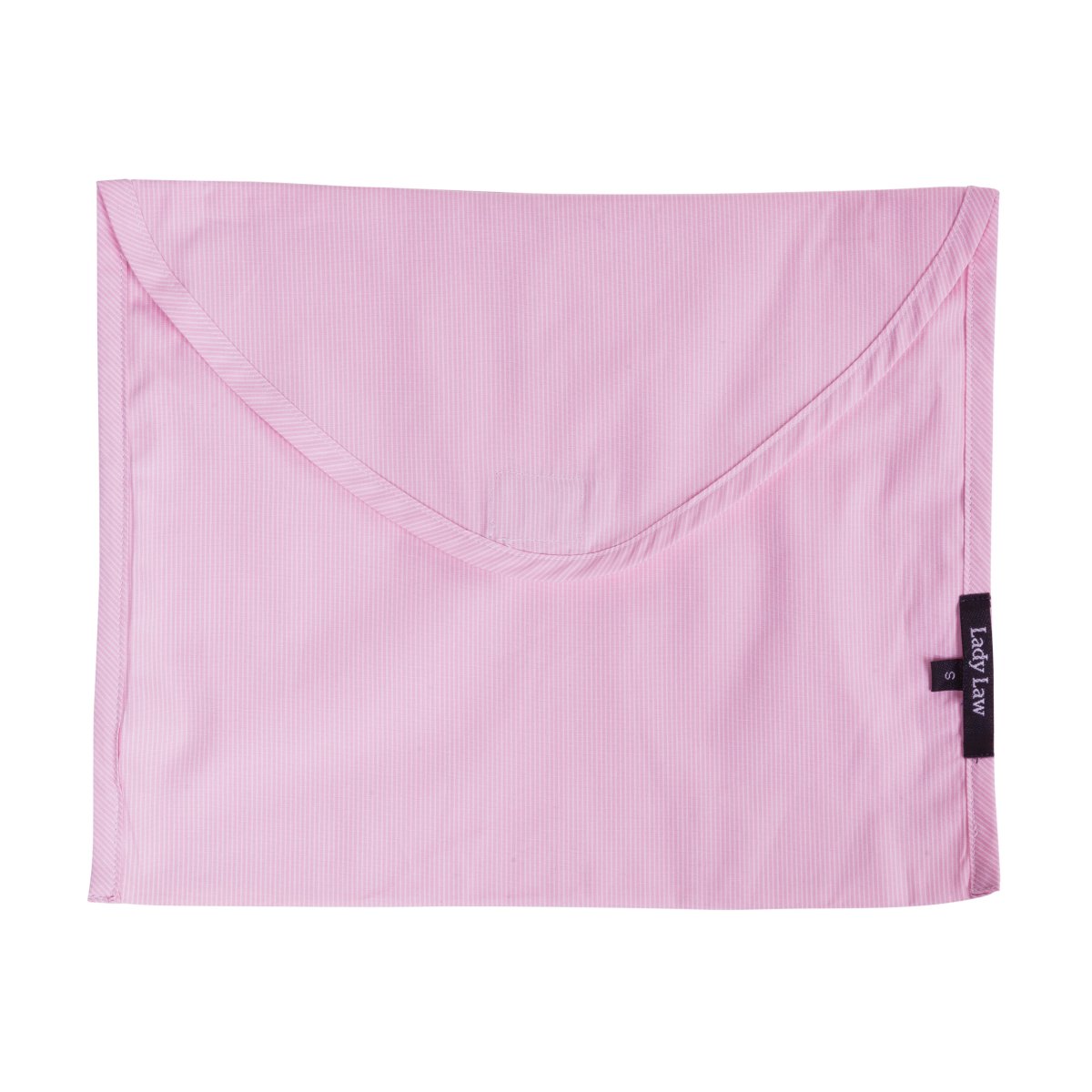 Pigiama donna corto in cotone riga rosa e maglia grigia - immagine 3