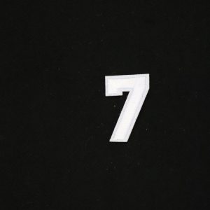 Numero ricamato termoadesivo 7