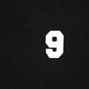 Numero ricamato termoadesivo 9