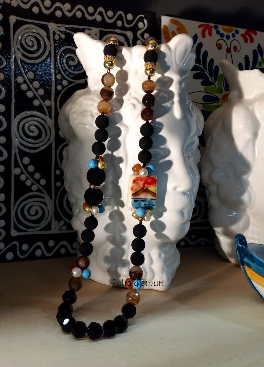 Collana Siciliana con Ceramica