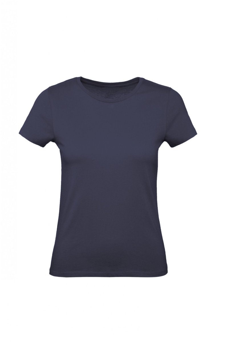Pigiama donna corto in cotone fiori rosa e maglia blu - immagine 3